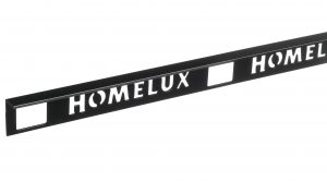 Black Gloss Metal Straight Edge Trim