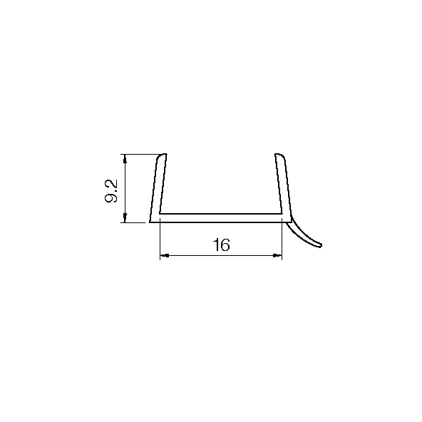 White Plinth Seal 16mm