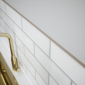 Sandstone Metal Straight Edge Tile Trim